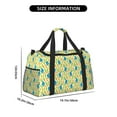 thumbnail image 3 of Rocae Blue Rabbit Print Hand Travel Bag Travel Duffel Bag and Fitness Bag, Women's Waterproof Weekend Tote, Men's Travel and Fitness Essentials, 3 of 7