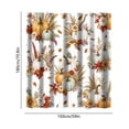 thumbnail image 3 of Halloween Shower Curtain Vintage Fall 70.9x59.1in Polyester Waterproof & Quick Dry for Bathroom Bathtub Home Apartment by MPOISVA, 3 of 6