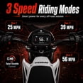 thumbnail image 4 of SYKERUNS X7 Electric Dirt Bike for Adults, 5500W Peak, Up to 57MPH, 60V 27Ah, 17"/14" Tires, 4 of 10