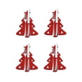 thumbnail image 1 of 4PCS 44 Styles Christmas Knife and Fork Holder Elk Xmas Tree Pocket Cutlery Bag Non-woven fabric Cookware Organizer Table Decor, 1 of 5