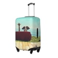 thumbnail image 2 of Daiia Elehpant And A Giraffe Looking At The Sea Luggage Cover, Thickened Washable Travel Luggage Covers, Elastic Unique Baggage Covers for 18-20 inch Luggage-Large, 2 of 9