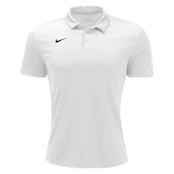 Nike Mens Dri-FIT Short Sleeve Polo Shirt (White, Large)