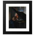 thumbnail image 2 of Alvar Cawén 15x18 Black Modern Framed Museum Art Print Titled - By the Grand Piano (1925), 2 of 5