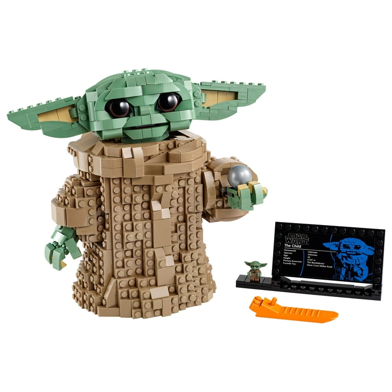 LEGO Star Wars: The Mandalorian The Child 75318 Baby Yoda Figure, Building  Toy, Collectible Kids' Room Decoration, with Minifigure, Gift Idea