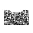 thumbnail image 5 of Leather Tissue Box Cover - Grey Cat Camouflage Long PVC Tissue Box Holder for Dining Tables, Bedside Tables, Desks, Modern Tissue Holder Cover for Living Room, Office, Bedroom Decor, 5 of 8