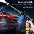 thumbnail image 5 of Aquoxis Pressure Washer, 15X More Powerful Extreme Water Pressure Tool with Steel Power, Qinux Aquoxis Sprayer for Waterpipe, High Pressures Water Jet with Foam Pot, Generic Aquaxis Aqui Blue, 5 of 10