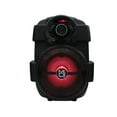 thumbnail image 2 of Mr Dj PSE-65BT 6.5" Rechargeable PA Speaker Bluetooth USB/AUX/FM/RGB LED Light, 2 of 6