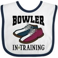 thumbnail image 3 of Inktastic Future Bowler Bowling Shoes Boys or Girls Baby Bib, 3 of 4