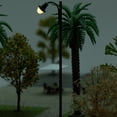 thumbnail image 4 of Inteprter Modelos de lámpara, luces de ferrocarril, usable, ligero, DIY, juguete, lámparas de patio, decoración, accesorios de construcción, paisaje Artesanía A verde (luz blanca) Inteprter HA075998-05, 4 of 6