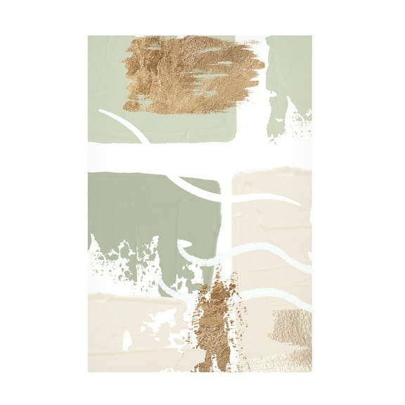 Trademark Fine Art Sally Ann Moss simply green1 Canvas Wall Art