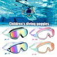 thumbnail image 2 of Hyasfey Kids Swim Goggles with Nose Clip And Earplug Anti-Fog UV Protection Pool Glasses Anti Shattered Lens for Boys Girls, 2 of 7
