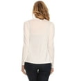 thumbnail image 5 of Women's Casual Long Sleeve Drape Front Open Jacket Cardigan, 5 of 6