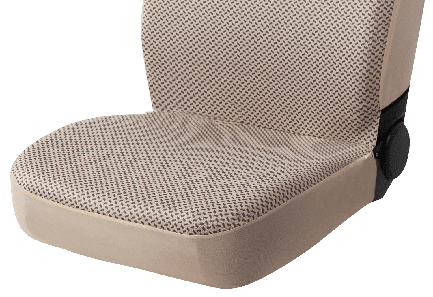 Auto Drive 2 Piece Starla High Back Seat Covers Jacquard Polyester Tan, Universal Fit, AD081703TAN