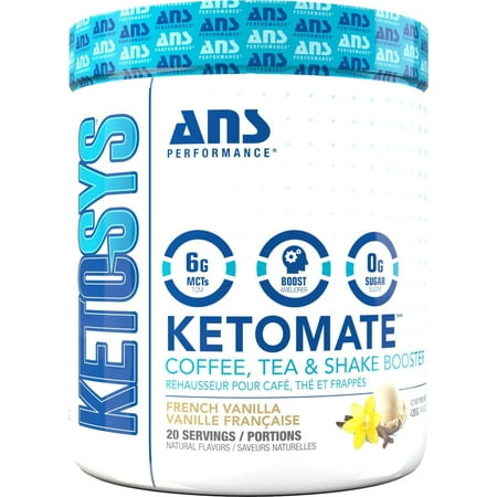 Ketomate - Ketogenic Keto Booster Creamer for Coffee, Tea & Shakes | Zero Sugar & Low Carb Keto Friendly Beverage Enhancer | Boost Energy, Metabolism & Mental Focus (French Vanilla) French