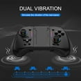 thumbnail image 4 of Controlador Joypad Inalámbrico, Función Turbo EDR 500mAh Batería Luz RGB Gamepad Inalámbrico Conexiones Múltiples Giroscopio De 6 Ejes Para Consola De Juegos, 4 of 7