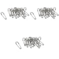 thumbnail image 1 of 60x Pasadores de seguridad para pañales Artesanía de metal Álbum de recortes Pañal para bebé 2 / 2.5 / 3 pulgadas, 1 of 9