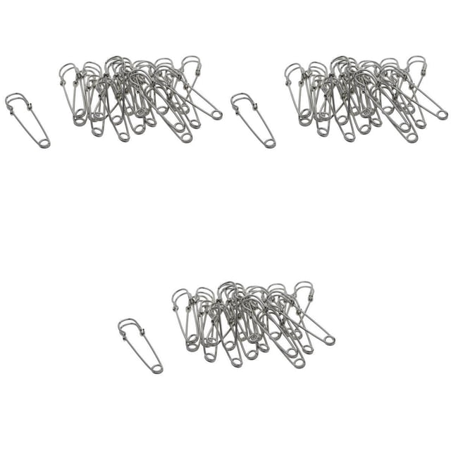 60x Pasadores de seguridad para pañales Artesanía de metal Álbum de recortes Pañal para bebé 2 / 2.5 / 3 pulgadas
