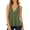 *Army Green, variant on Women's Deep V-Neck Linen Tank Tops , Ladies' Empire Waist Flare Hem Blouses , Casual Summer Sleeveless Camis For Women,Red,S-2XL