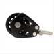 thumbnail image 4 of Bloque de Polea de Carga Alta, Grillete Giratorio de Polea Simple de Cabeza Universal, Bloque de Cojinete Liso para Velero, Accesorios para Corredor de Cuerda, 4 of 5
