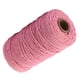 thumbnail image 5 of Cuerda de algodón hecha a mano, 3 mm de diámetro, de un solo color, tejidas para manualidades, cuerdas de 100 m, rosa 1 Rollo kenally HA5320-05B, 5 of 6