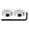 thumbnail image 1 of Uxcell Single Split Shaft Collar Locking Collar Clamp Style with Set Screw & Hex Wrench for Machine Tools Industry 10 mm/3/8 Inch, 1 of 7