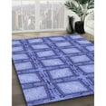 thumbnail image 3 of Ahgly Company Machine Washable Indoor Rectangle Transitional Denim Blue Area Rugs, 2' x 4', 3 of 7