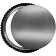 thumbnail image 1 of Durable Non-Stick Cake Pan with Removable Bottom, Quiche Pan, Cake Pan and Wave Point Pizza Pan (26cm Dark Grey), 1 of 5