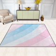 thumbnail image 2 of Yayeee Area Rugs for Living Room 6.7'x4.8' Non Slip Washable Bedroom Floor Carpet, Blue Gradient, 2 of 5