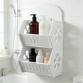 thumbnail image 1 of EGNMCR Closet Organizers and Storage, Organization and Storage, Storage Bins, Storage Containers No-drill Multi-functional Wall-mounted Storage Rack For Home Organization Wooden shelf, 1 of 6