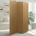 thumbnail image 5 of Red Lantern 6 ft. Tall Brown Temporary Cardboard Folding Screen - 4 Panel, 5 of 5