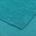 thumbnail image 3 of Window Treatment Valance - Grommet Top Light Filtering Privacy Semi Sheer Short Curtains/Valances for Kitchen or Any Small Window, 1 Piece (52" W x 18" L, Teal), 3 of 3