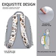 thumbnail image 5 of Dachshund Dog Boston Terrier Dog Backpack for School,Cute School Bag,Schoolbag with Adjustable Shoulder Straps & Padded Back,15.3"x11"x6.7", 5 of 6
