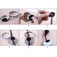 thumbnail image 3 of Practical Desk Table Plastic Cable Hole Cover PC Desk Round Wire Tidy Grommet Hardware Desk Wire Hole Cover Base, 3 of 8