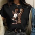 thumbnail image 1 of Camiseta con estampado de combinación de letras y nombre personalizado para mujer, camiseta de manga corta ABCDEFG con letra de Minnie Mouse Tan Jianjun  unisex, 1 of 2
