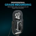thumbnail image 2 of JLab Epic Talk Gaming, Podcasting & Streaming Microphone, Professional Grade Recording Mic, 92kHz/24BIT Clarity, 4+ft USB-C Cable, Versatile Mounting, 4 Directional Pattern Modes, Gain Control, 2 of 6