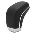 thumbnail image 2 of Perilla de palanca de cambios automática para coche, reemplazo de Base brillante de cuero Artificial negro mate para 4Runner Avalon Camry, 2 of 12