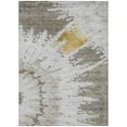 thumbnail image 2 of Addison Rugs Chantille Indoor/Outdoor Transitional Spiral Taupe Washable Rectangle Rug, 3' x 5', 2 of 6