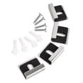 thumbnail image 4 of Juego de Clips Gloria Clips de retención pesados para colgar espejos Negro Plata S, 4 of 9