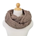 thumbnail image 2 of TrendsBlue Premium Winter Thick Infinity Twist Cable Knit Scarf - Diff Colors, 2 of 4