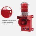 thumbnail image 4 of Alarma de Luz de Sirena Industrial, ABS de Aluminio A Prueba de Polvo LED 180W 120DB IP65 Protección de Seguridad Alarma de Tornillo de Sirena 16a US Enchip 110V Para Sandpit para, 4 of 7