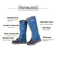 thumbnail image 2 of ammoon Guêtres de Jambe Imperméable Réglables - Guêtres de Chaussure de Neige de Déchirure pour la Randonnée en Raquettes en Plein Air, 2 of 7