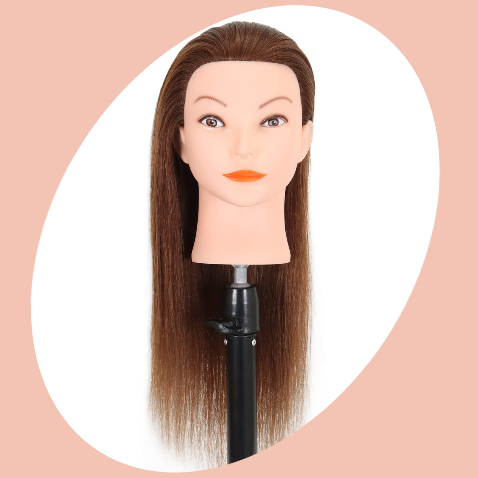 Mannequin Head with Human Hair - 20-22