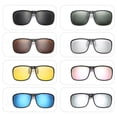 thumbnail image 4 of WEISIPU Unisex 8 Colors Clip On Sunglasse Flip up Glasses Polarized Driving Sunglasses, 4 of 5