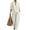 White, variant on Domzest Two Piece Linen Sets for Women Short Sleeve V Neck Tunic Top Matching Wide Leg Pants Casual Loose Outfits With Side Pockets Light Blue M