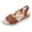 Brown, variant on Orthopedic Wedge Sandals for Women 2026 Summer Dressy Trendy Platform Heels Casual Walking Arch Support Espadrilles Casual Shoes Brown Size 9