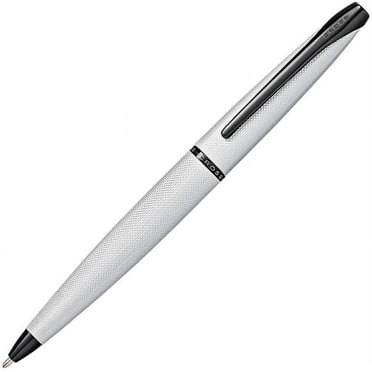 Cross ATX Brushed Chrome Diamond Pattern Ballpoint Pen