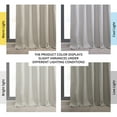 thumbnail image 3 of Hazelwood Beige Solid Cotton Blackout Curtain (1 Panel), Hazelwood Beige, 50W X 84L, 3 of 11