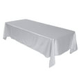 thumbnail image 2 of Cqxid Table Cloth Under $10 Tablecloth Rectangle Grey Polyester Buffet Parties Holidays 147*259cm, 2 of 9