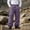 Purple, variant on Snowboard Pants for Men Baggy Ski Pants with Elastic Waist Outdoor Loose Lightweight Waterproof Windproof Black