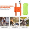 thumbnail image 3 of Paracord Winder Parachute Lanyard Rope Spool Holder with Carabiner (Orange), 3 of 6